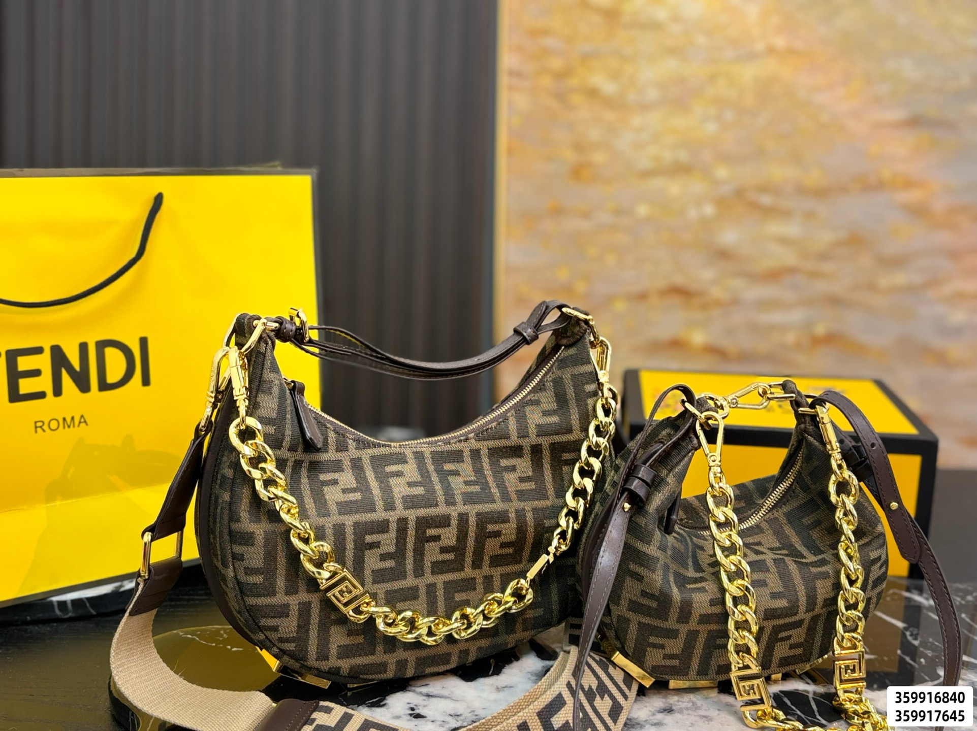 Fendi Graphy Hobo Bag