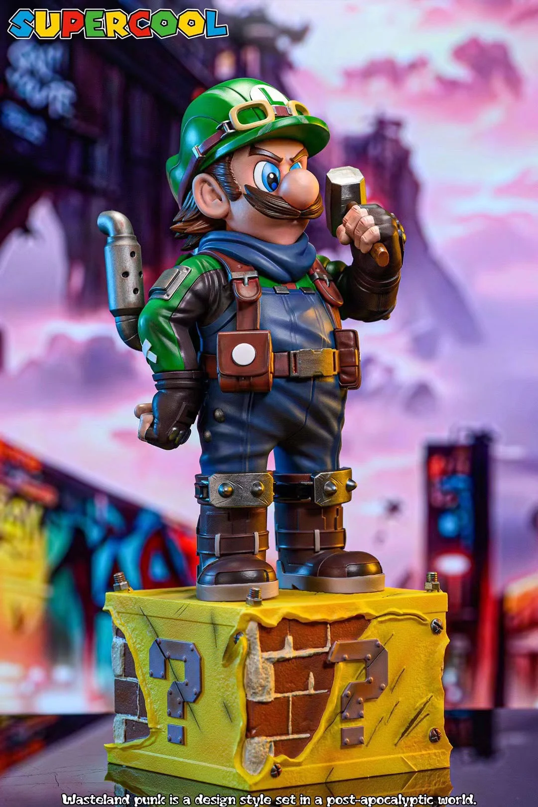 Supercool Studio - Cyberpunk Super Plumber Luigi | 赛博朋克超级水管工 路易吉