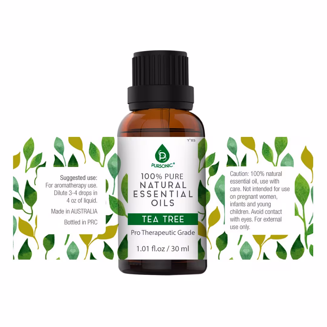 PURSONIC  100% Pure & Natural Tea Tree Essential Oils