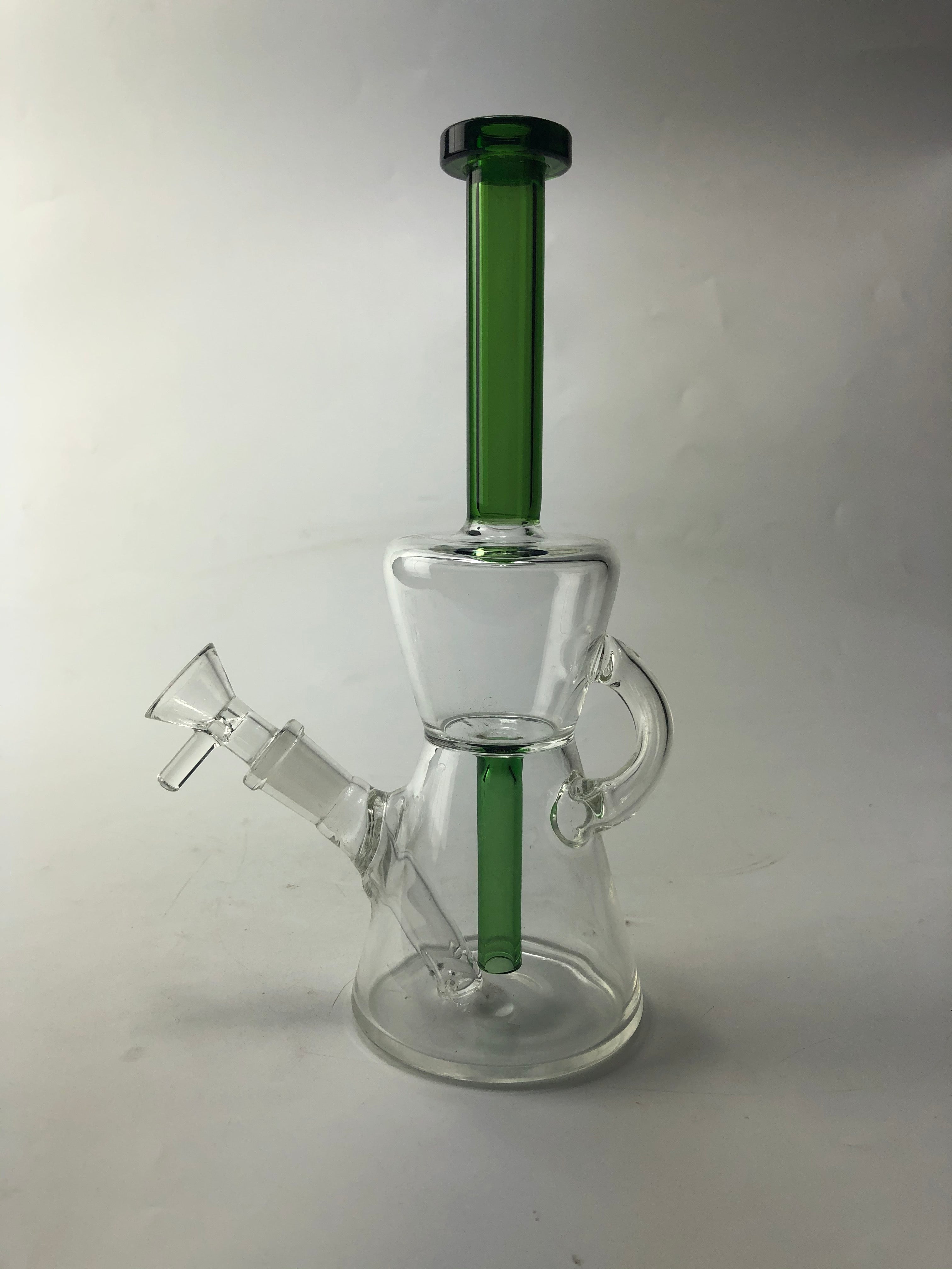 9 Glass Recycler Dab Rig
