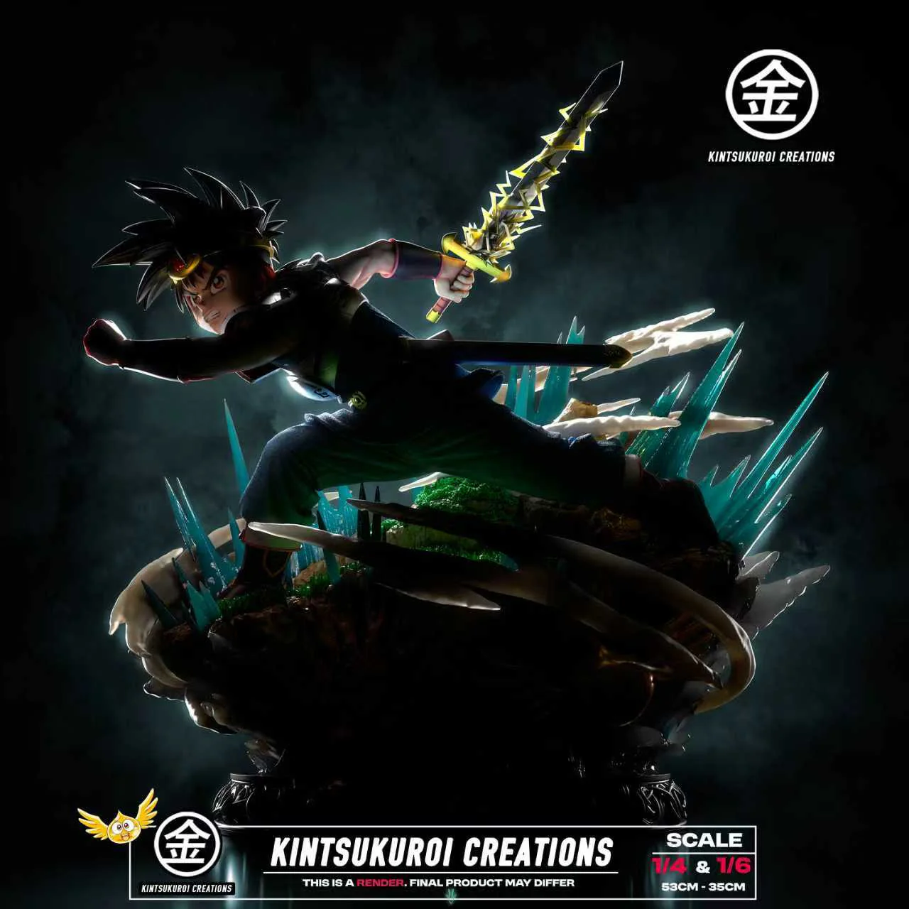 Dragon Quest: The Adventure of Dai - Dai | 1:6/1:4 Resin Statue | by Kintsukuroi Creations
