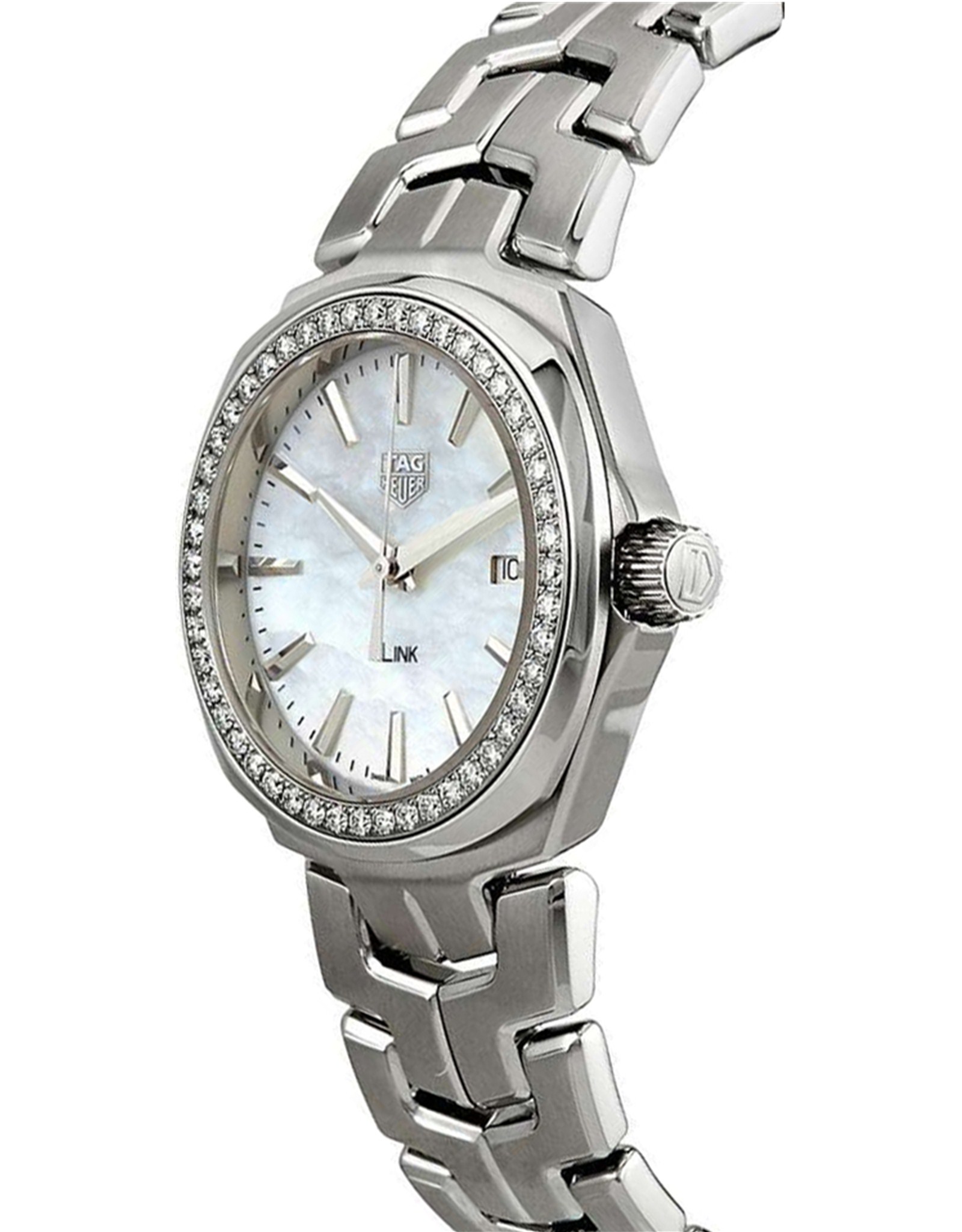 Replica Tag Heuer Link Pearl White Dial Ladies Watch WBC1314.BA0600 32MM