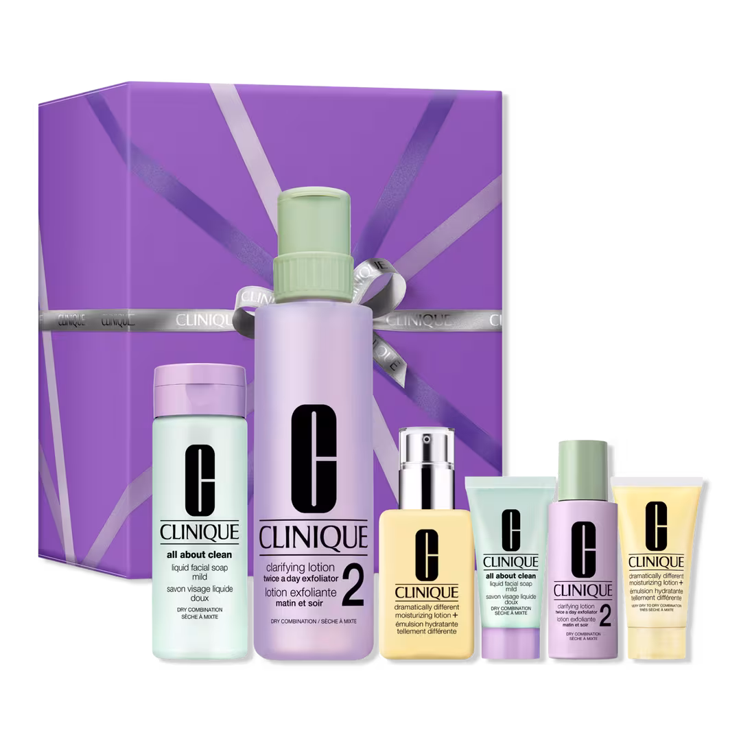 Clinique  6 Piece Great Skin Everywhere: For Dry Combination Skin Holiday Gift Set