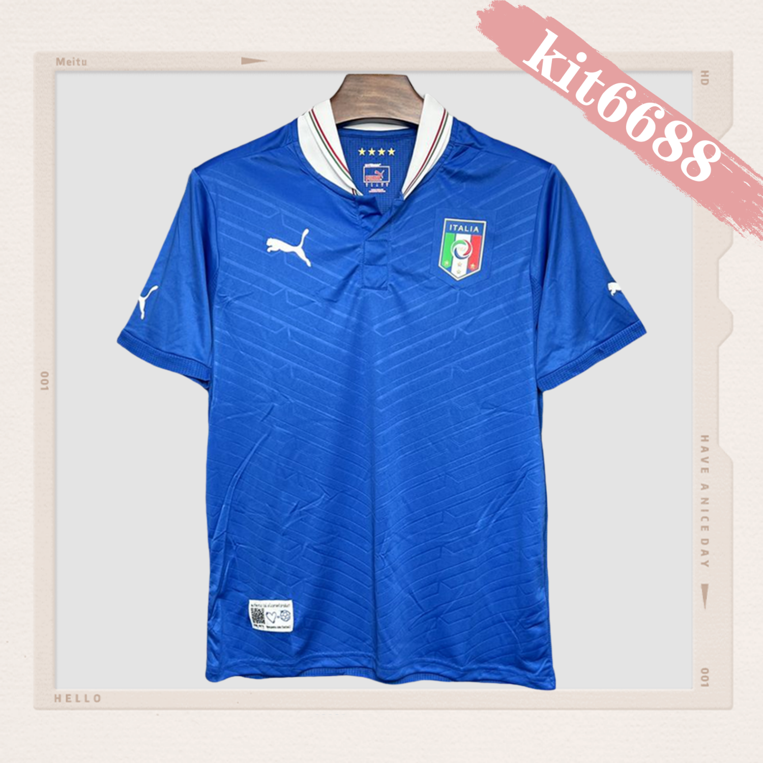 2012 Italy Home Retro Football Shirt
