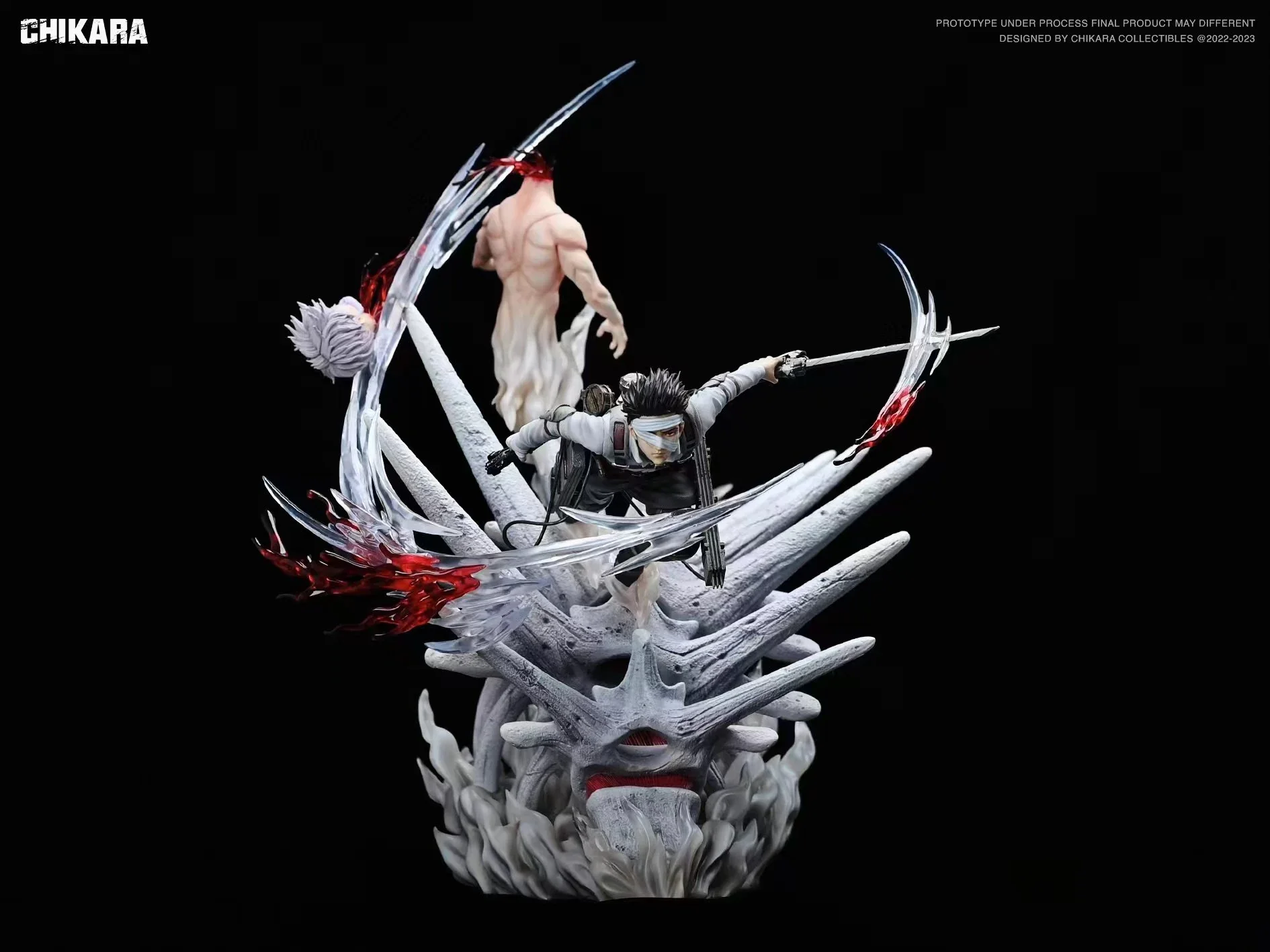 ATTACK ON TITAN - Captain Levi vs Zeke by Chikara Studio