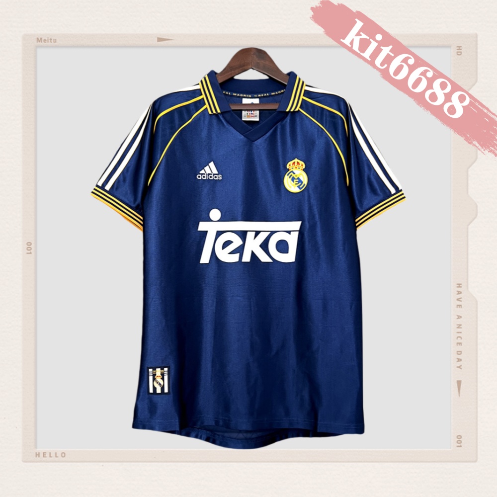 1998/2000 Real Madrid Away Retro Football Shirt