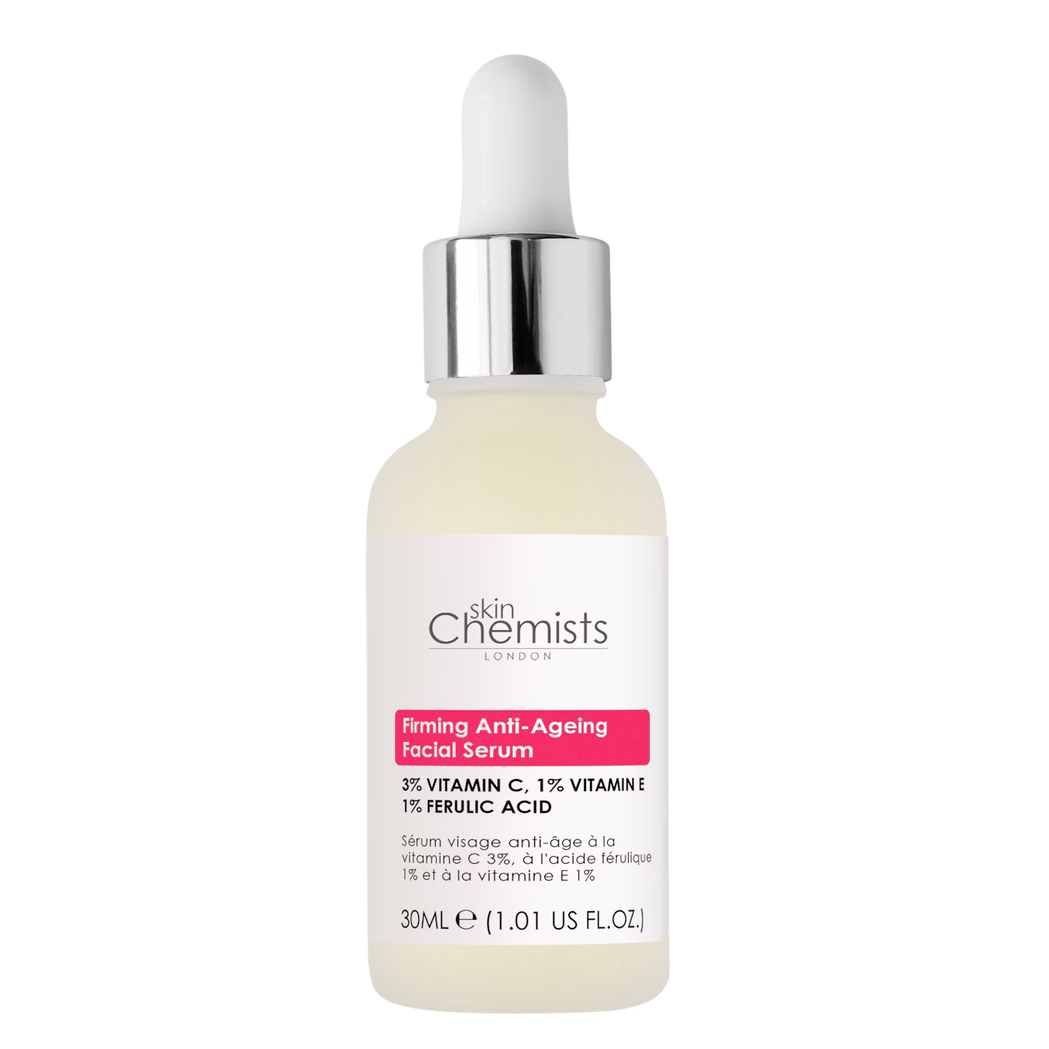 Anti-Aging Gesichtsserum mit 3% Vitamin C, 1% Ferulasäure & 1% Vitamin E