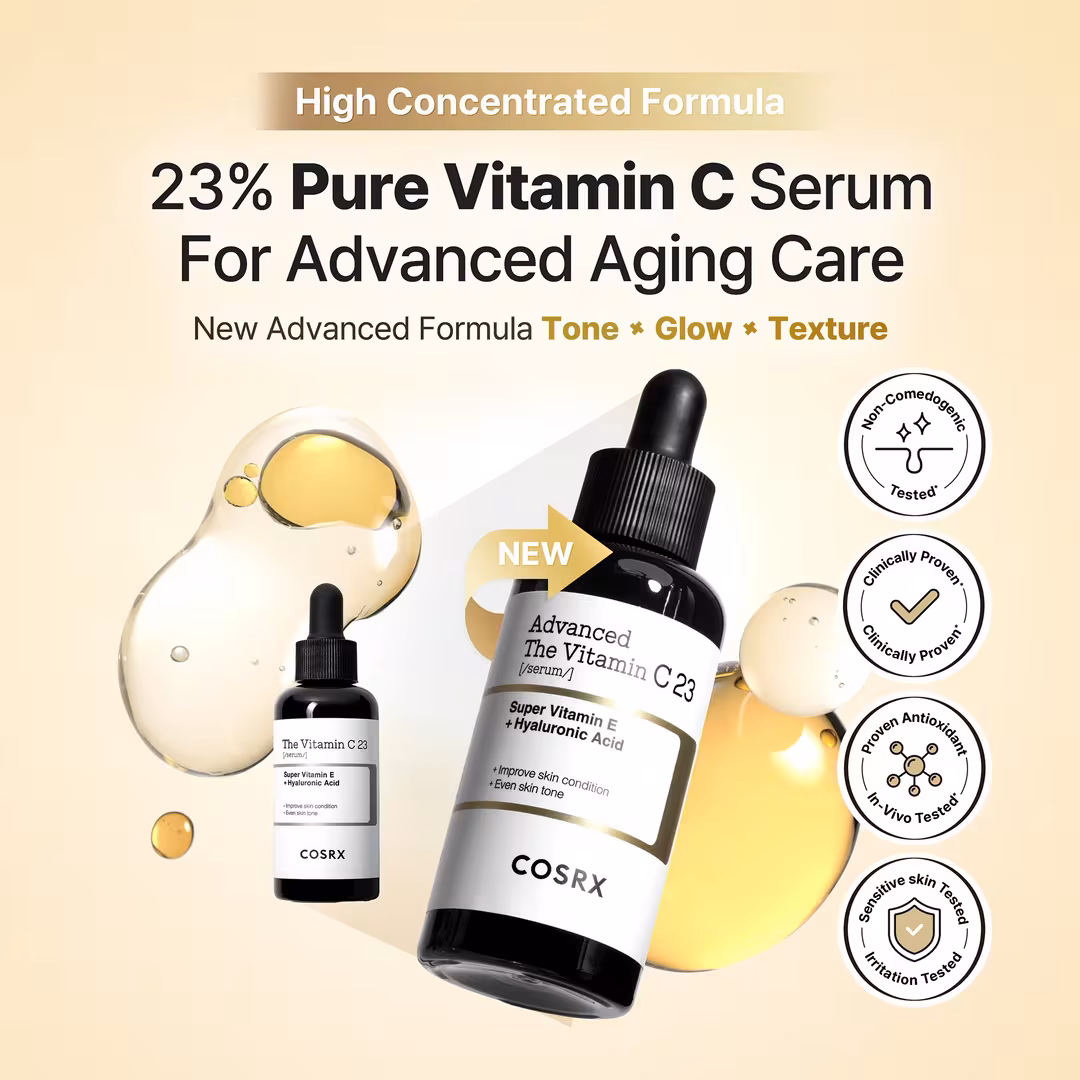 COSRX  Advanced The Vitamin C 23 Serum with Super Vitamin E & Hyaluronic Acid