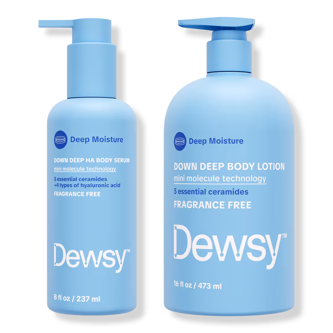 Dewsy  Down Deep Fragrance Free Body Care Bundle