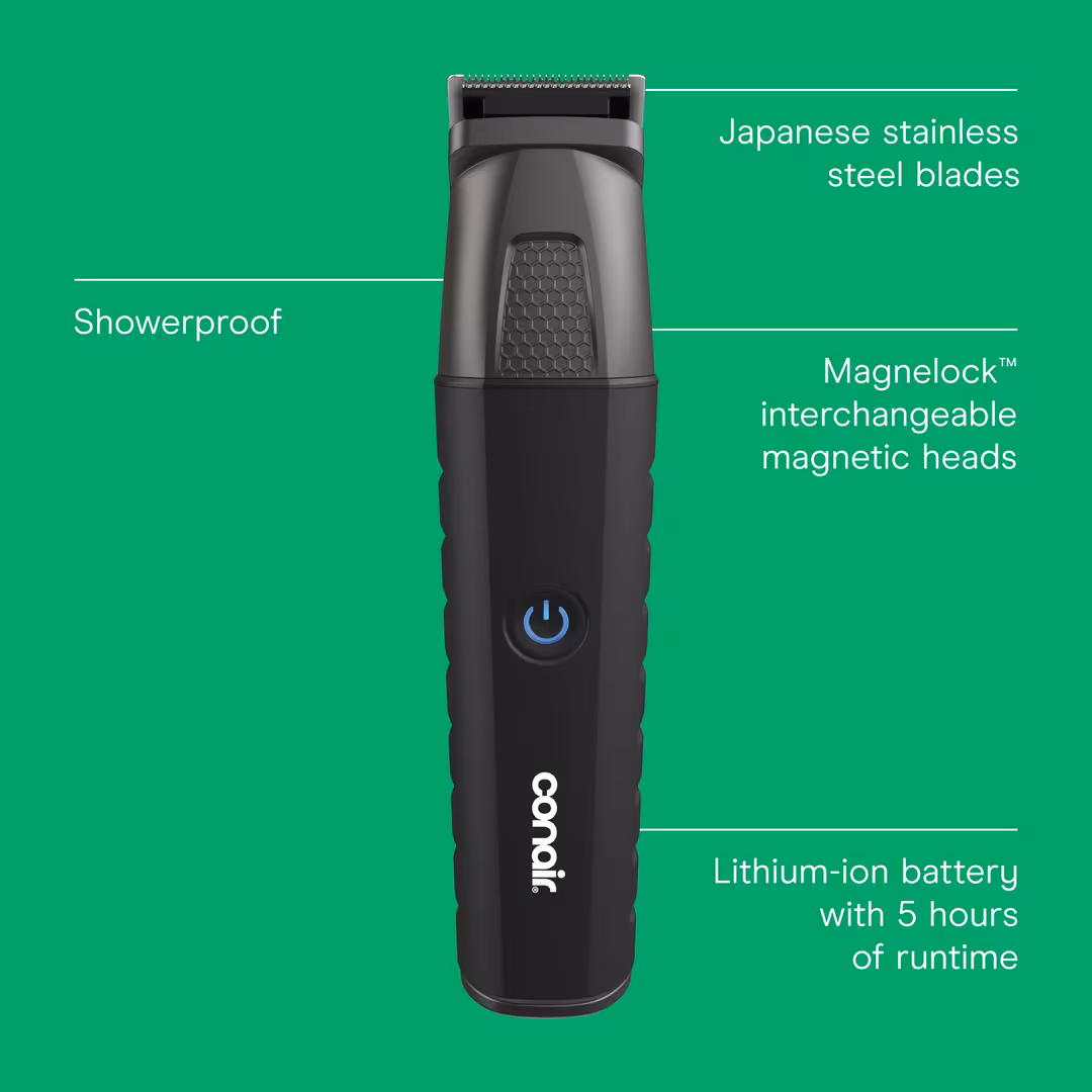 Conair Beauty  Showerproof Total Body All-in-One Trimmer