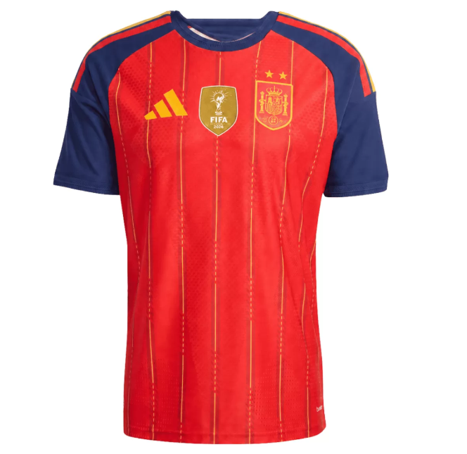 Spain Home Champion Jersey World Cup 2026 - 2 Stars