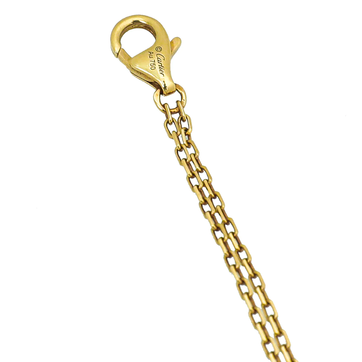 Cartier 18K Yellow Gold 2 Diamond Love Bracelet