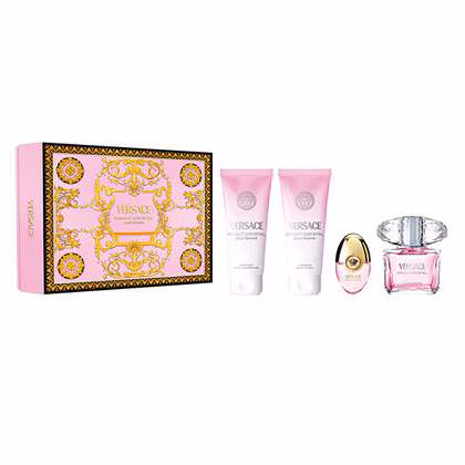 Versace Bright Crystal Eau de Toilette Gift Set for her 90ML