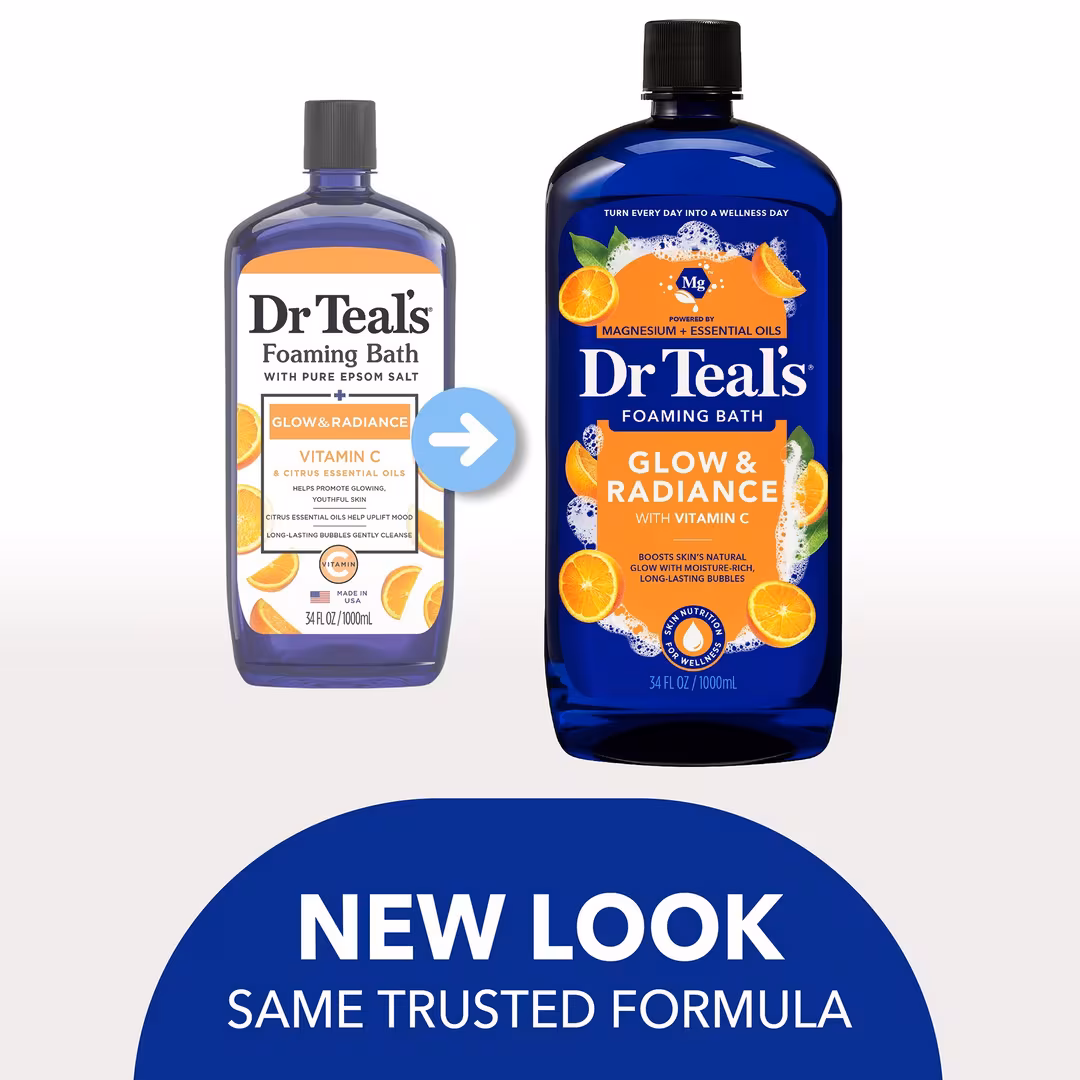 Dr Teal's  Glow & Radiance Foaming Bath
