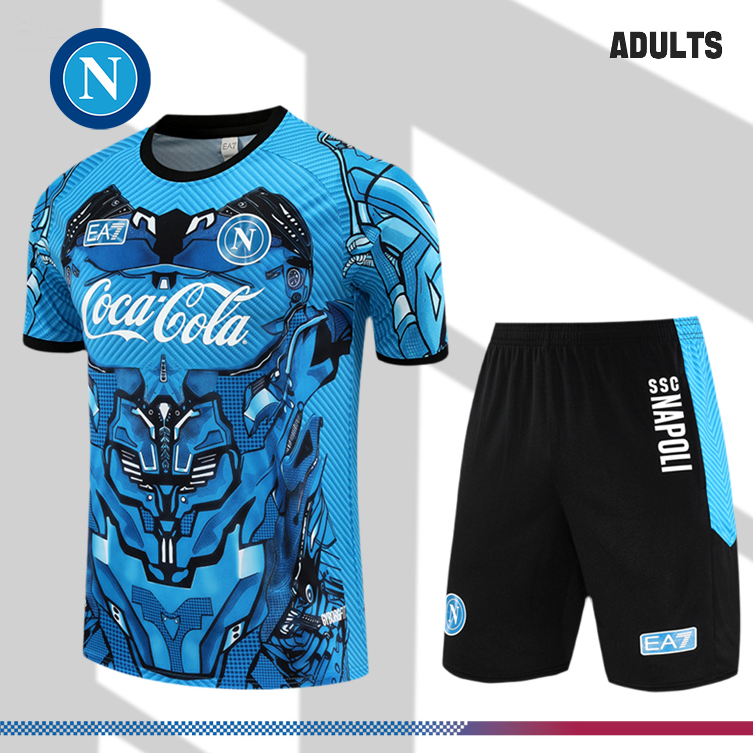 2025/2026 Napoli Adult Short Sleeve Training Suit (Adult Kit)