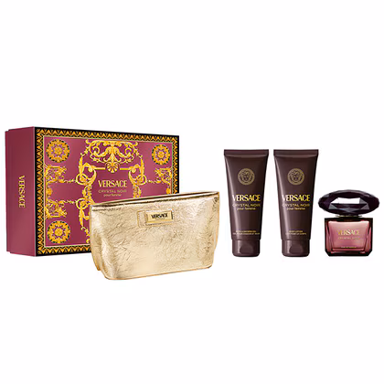 Versace Crystal Noir Eau de Parfum Spray Xmas gift set 90ML