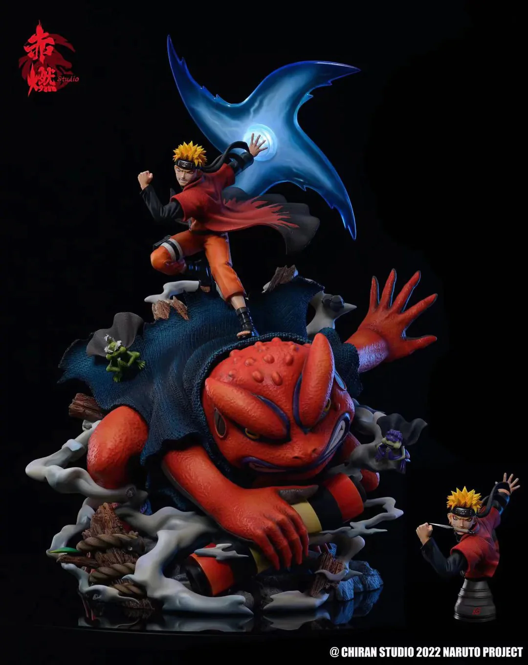Naruto - Famous Scene Naruto Uzumaki Back From Mount Myōboku by ChiRan Studio