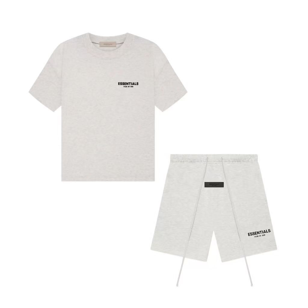 Combo-Tee&Short/Light Oatmeal/Grey