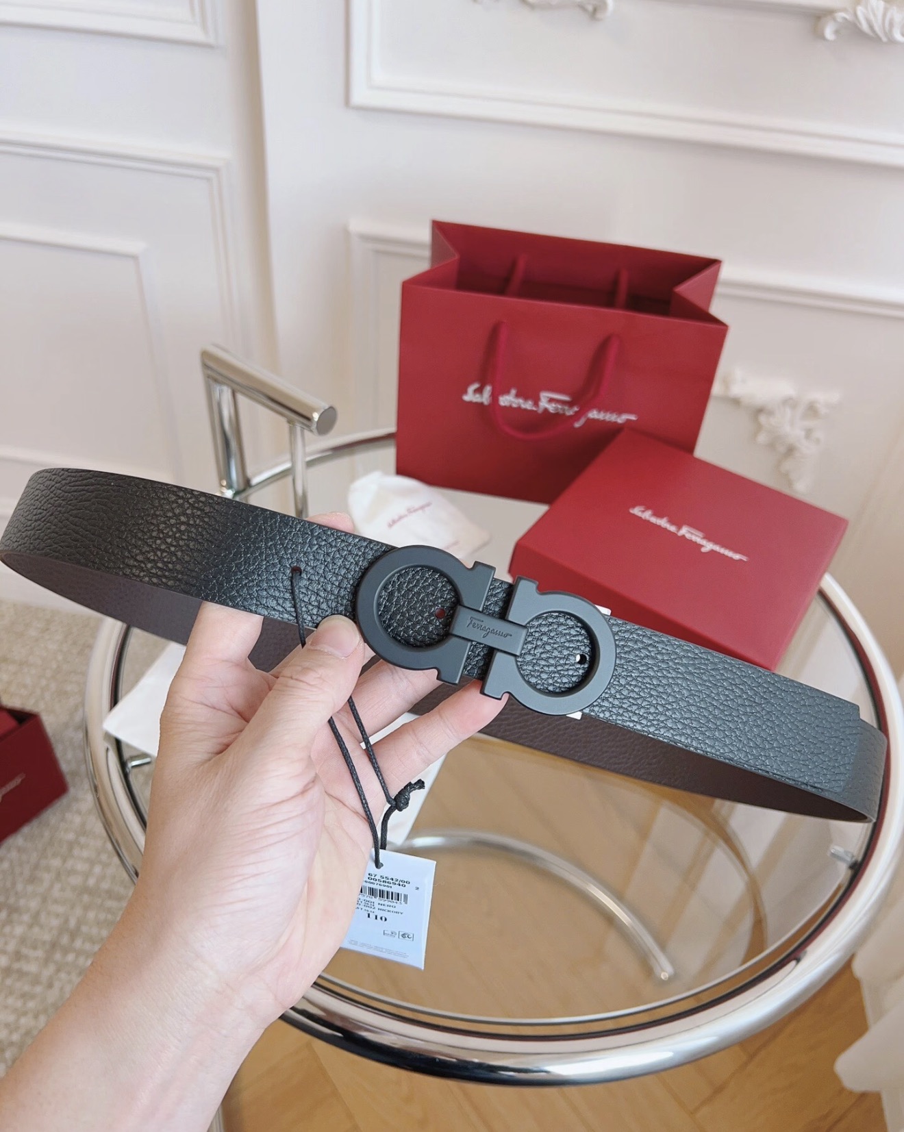 Ferragamo Belt-4CM - CCSHOES