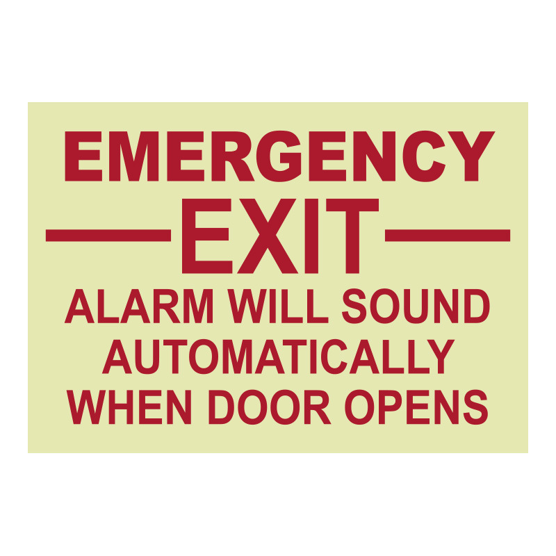 Customized normally closed fireproof door sign stickers, fire normally open sign labels, signage decals