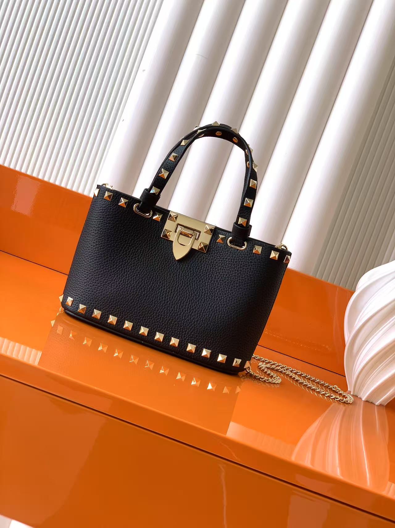 Valentino Garavani Mini Rockstud Tote Bag