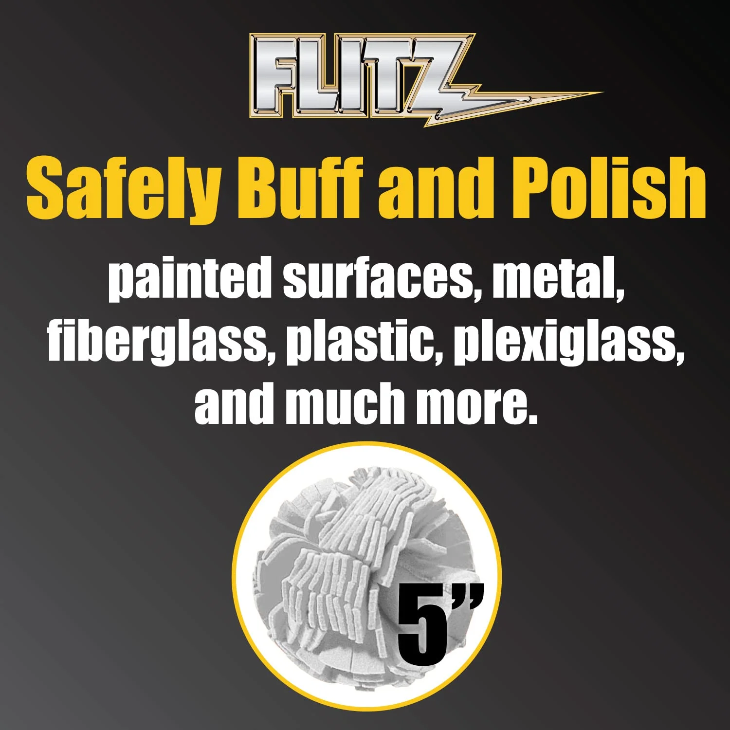 Flitz Car Buffing Kit (Basic) - USA-Made Car Care Kits for Vehicles - Includes 1lb Polish, 5