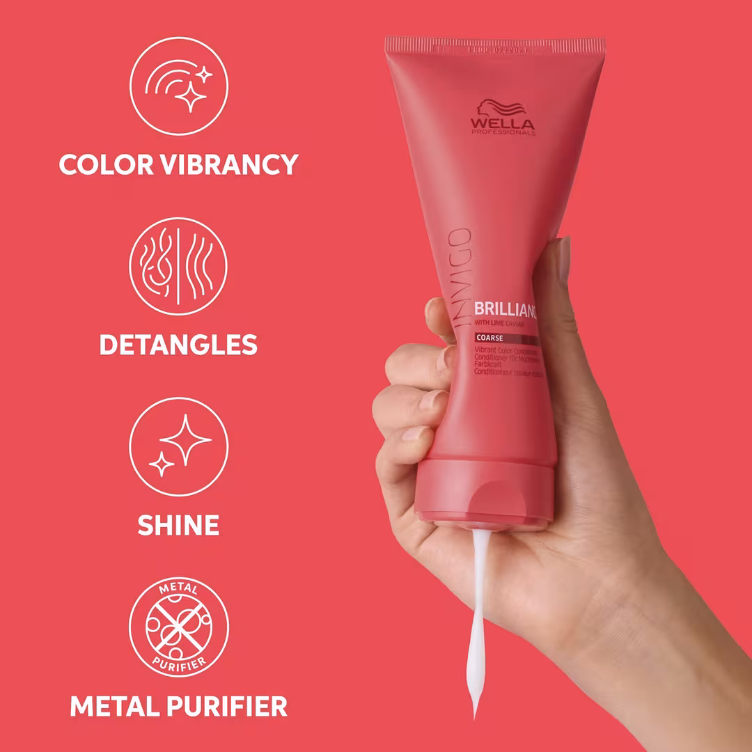 Wella  Invigo Brilliance Conditioner For Coarse Hair