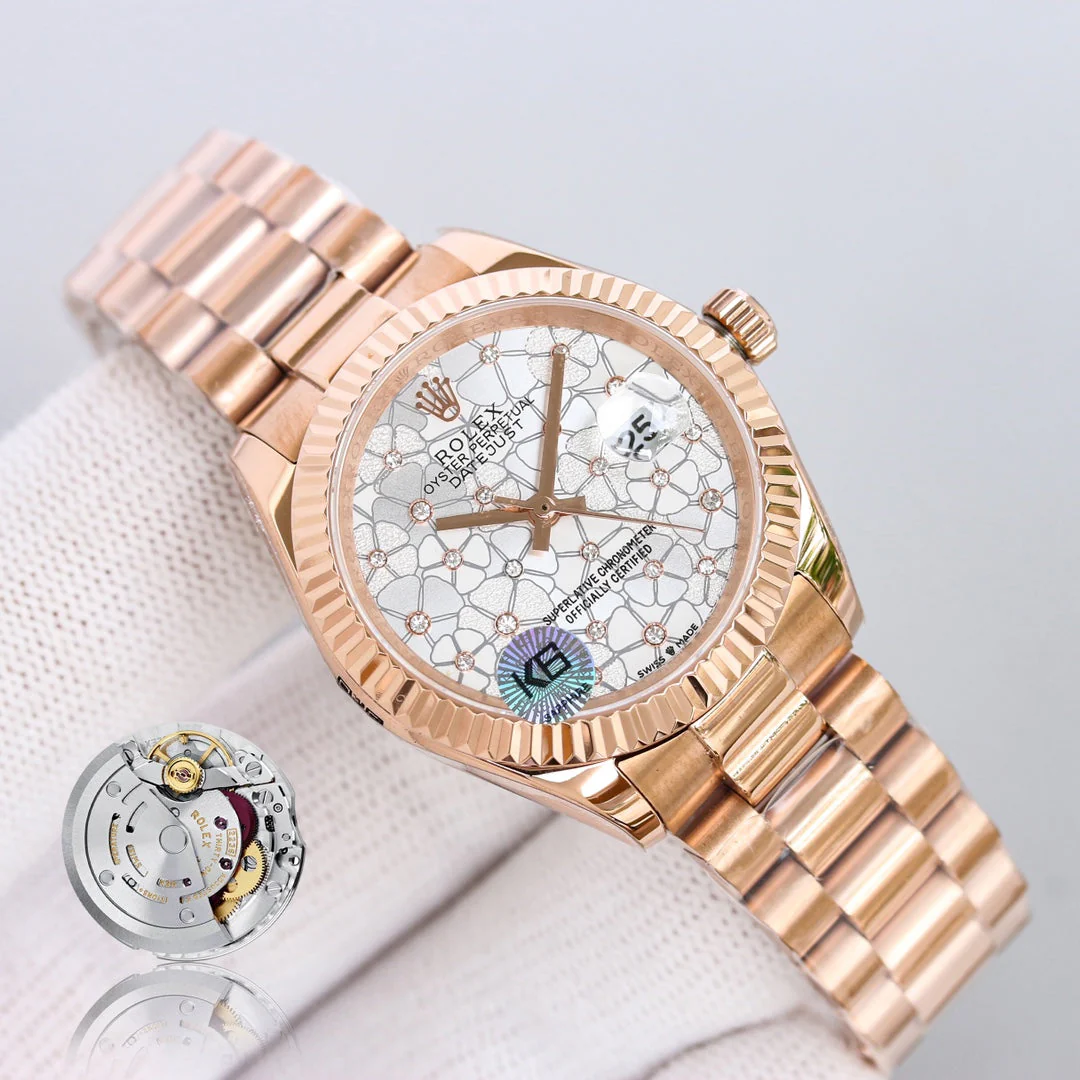 Rolex Watch DATEJUST 31 PINK GOLDGREY DIAL Watch