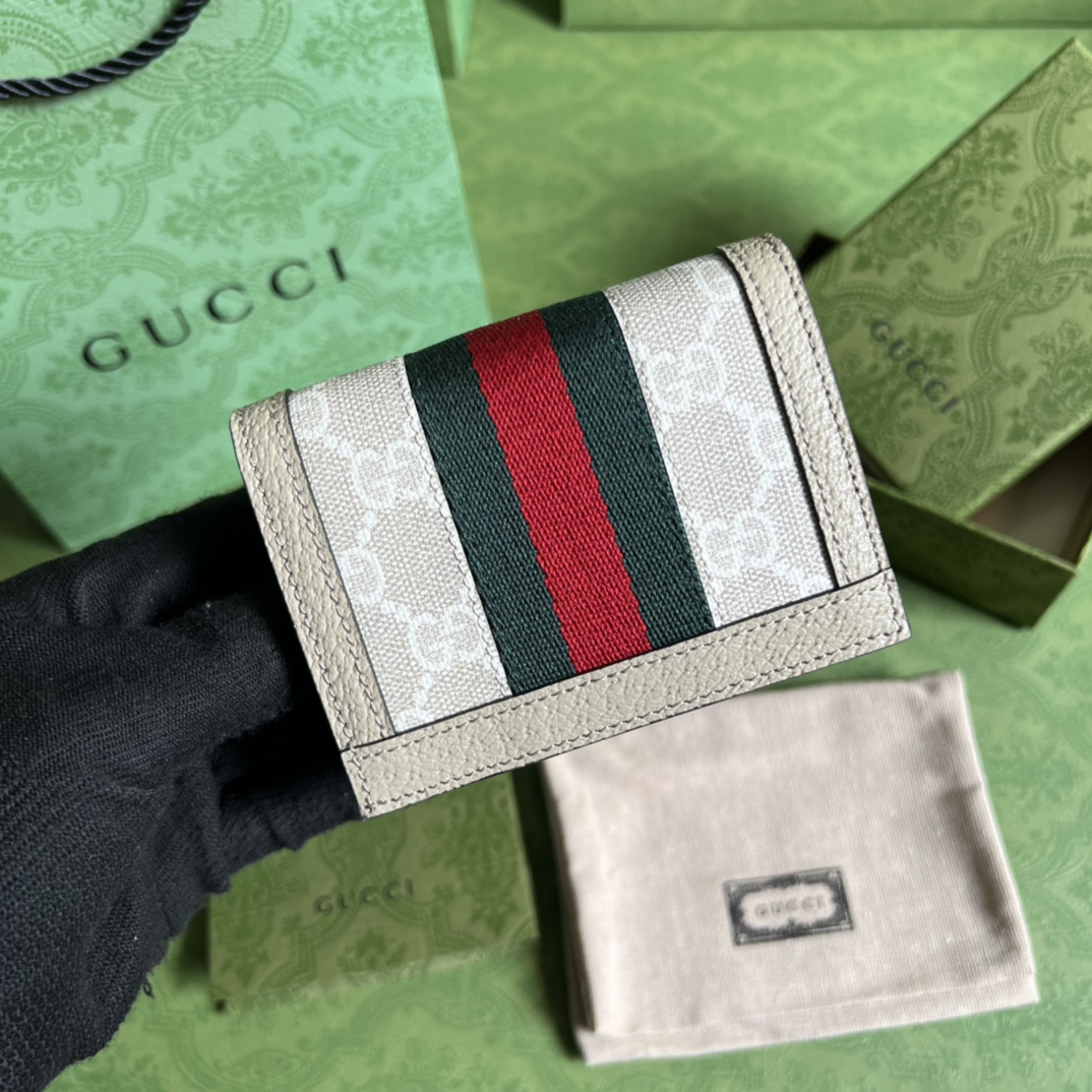 Gucci Ophidia GG card case wallet 523155