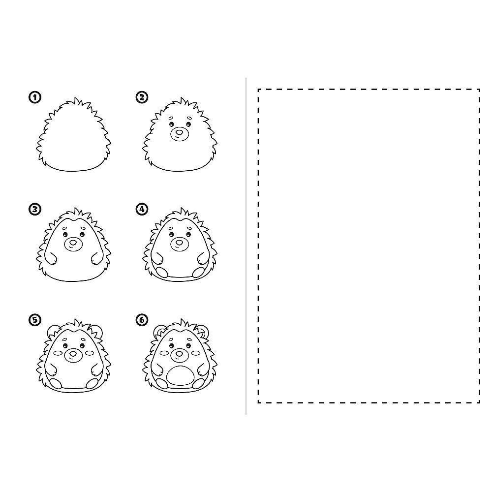 Książka Aktywizująca Kawaii, Nauka Rysowania