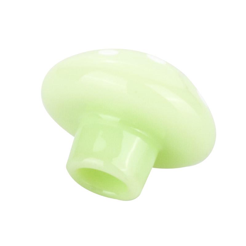 Green Mushroom Glass Carb Cap