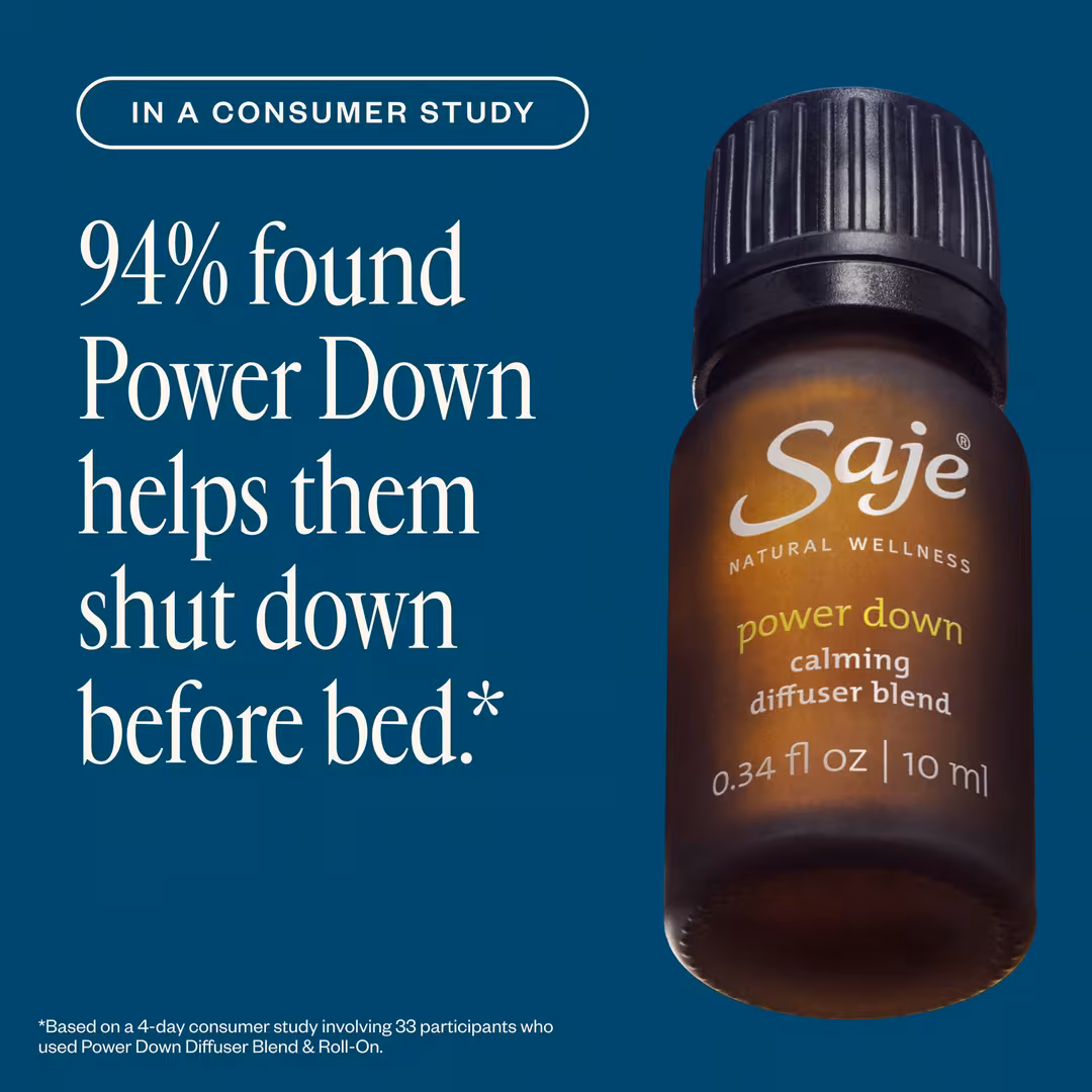 Saje Natural Wellness  Power Down Calming Diffuser Blend