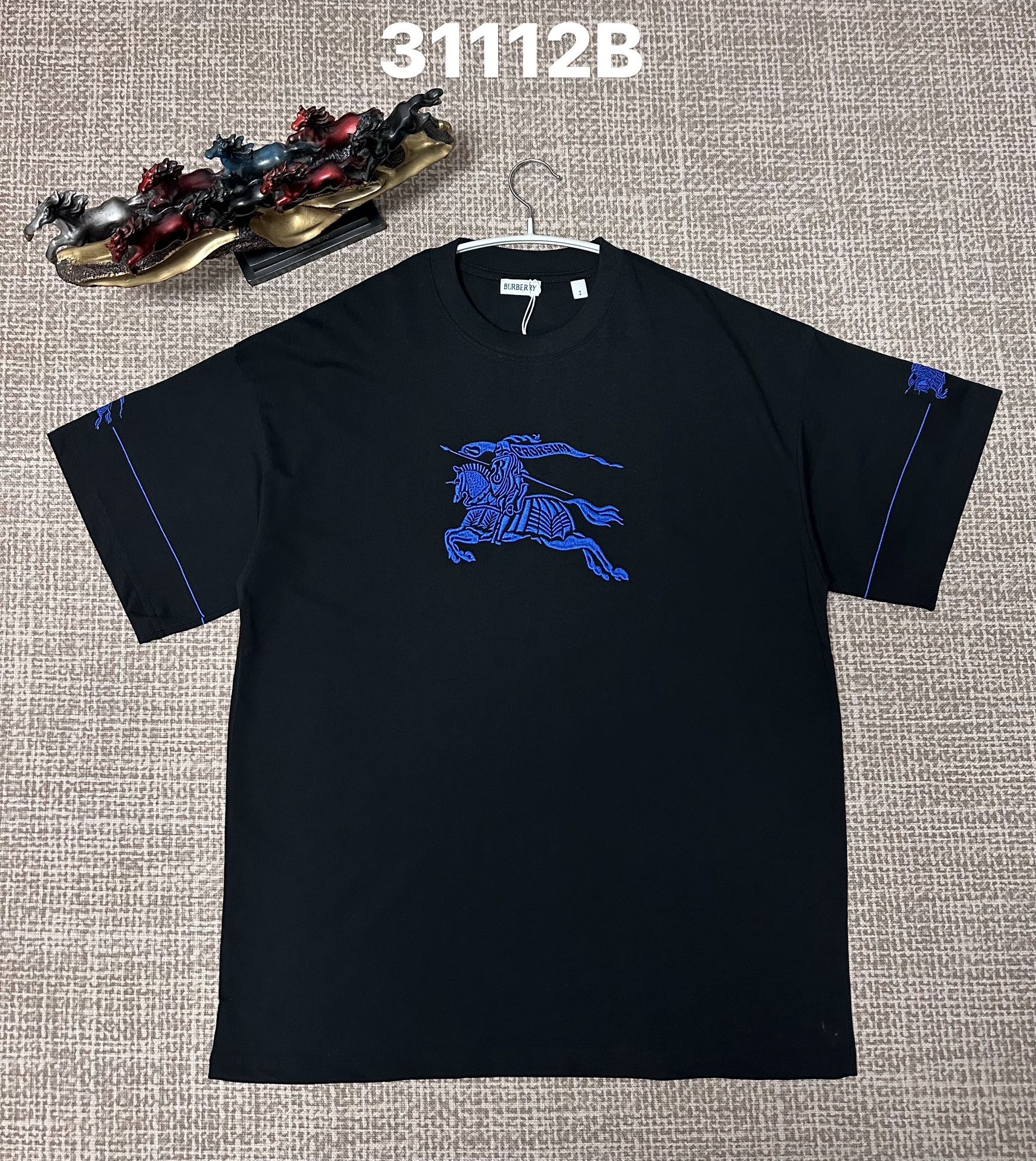 Burberry Royal Blue EKD Logo T-Shirt