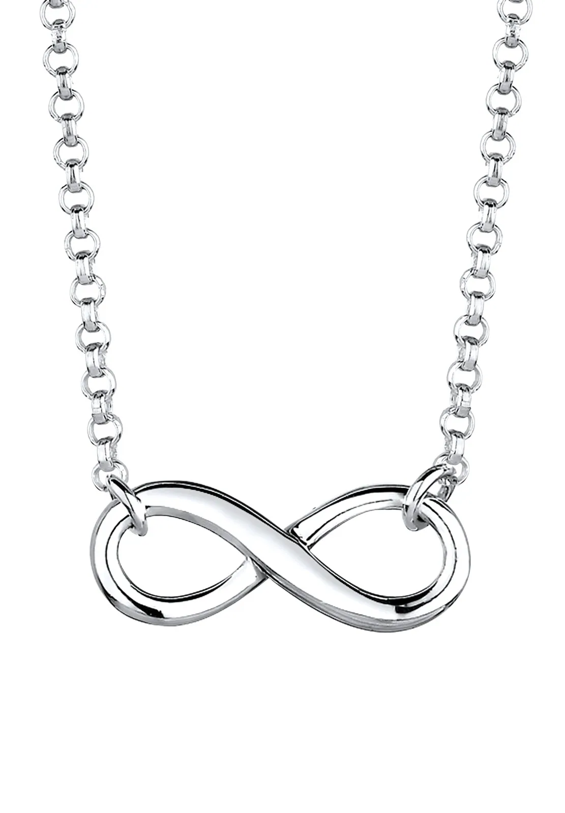 Elli Halskette Infinity Symbol Unendlichkeit 925 Silber