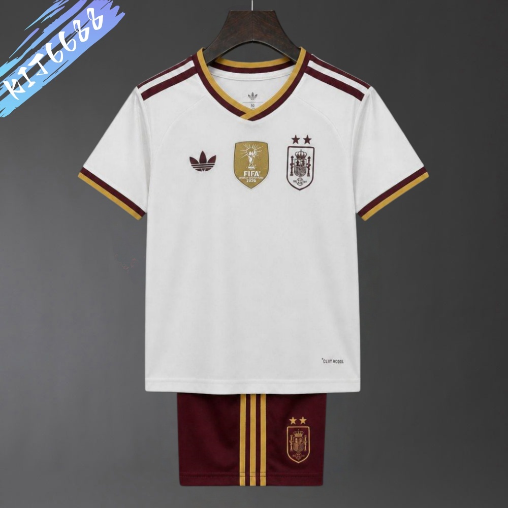 2026/2027 Spain Away 2 Star Football Shirt （Adult & Kids Kit socks)