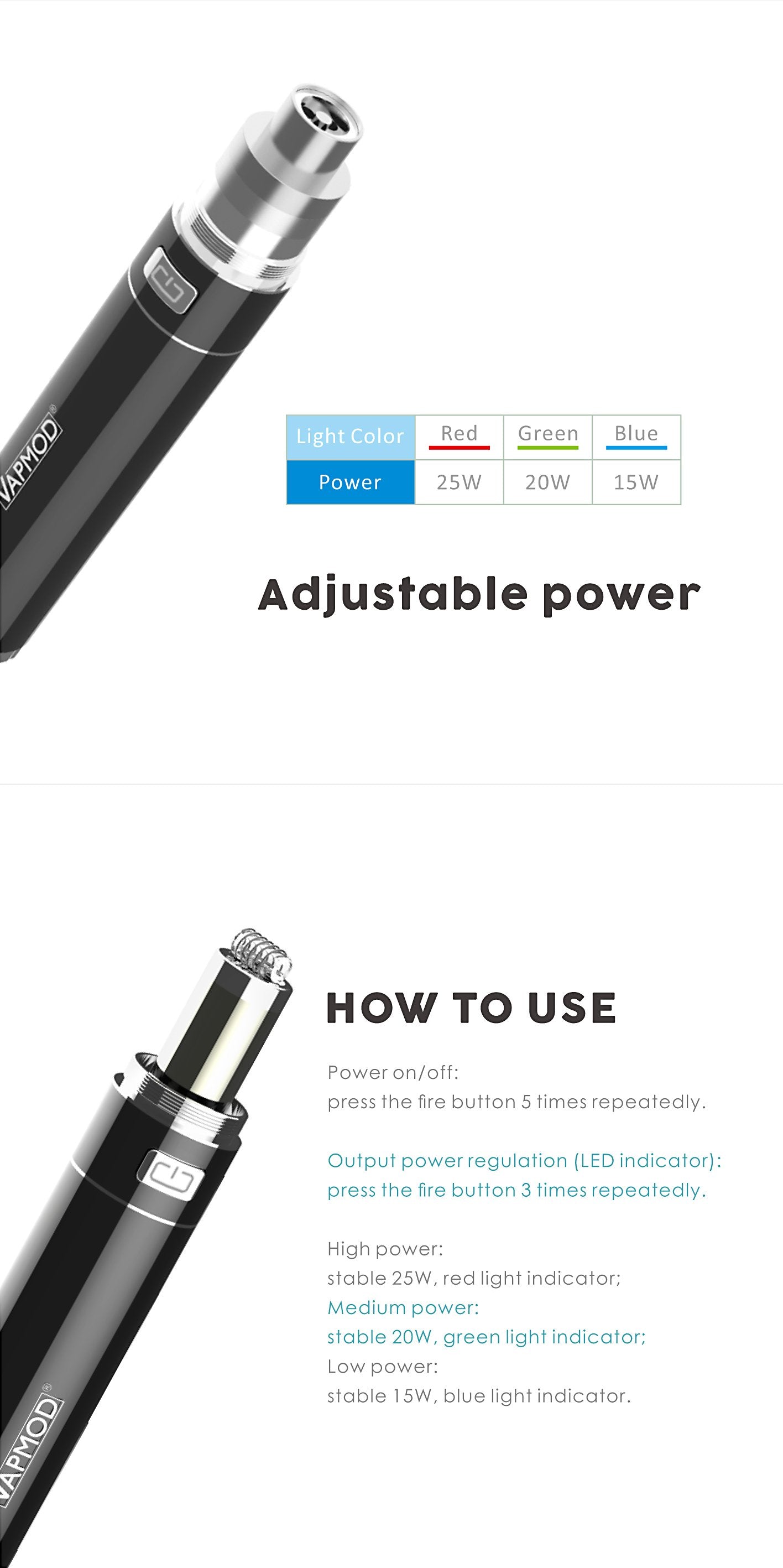 VAPMOD Stoner X Wax Pen