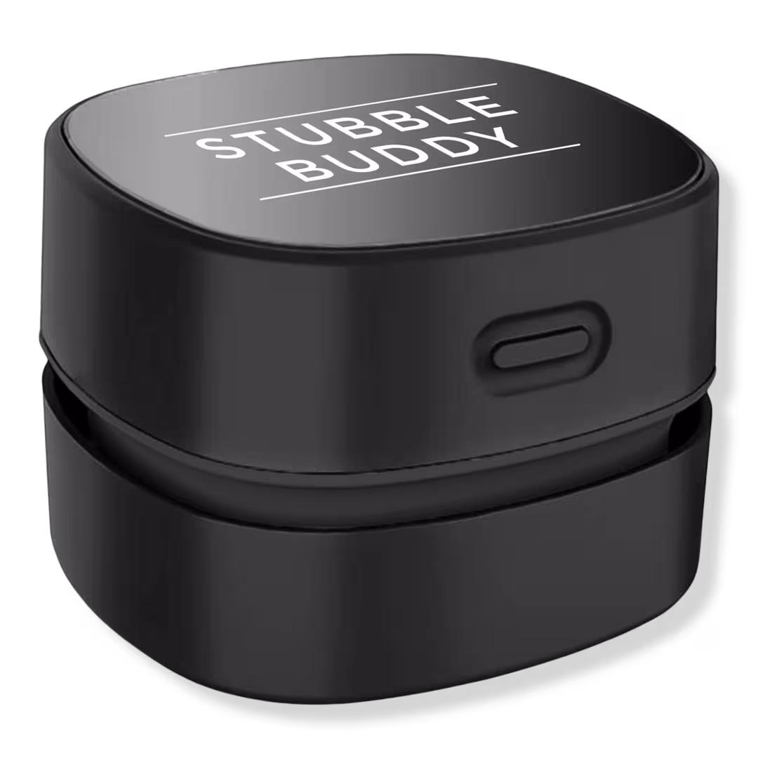 Pete & Pedro  The Stubble Buddy - The Beard, Mustache & Manscaping Cleanup Trimmings Mini-Vacuum Tool