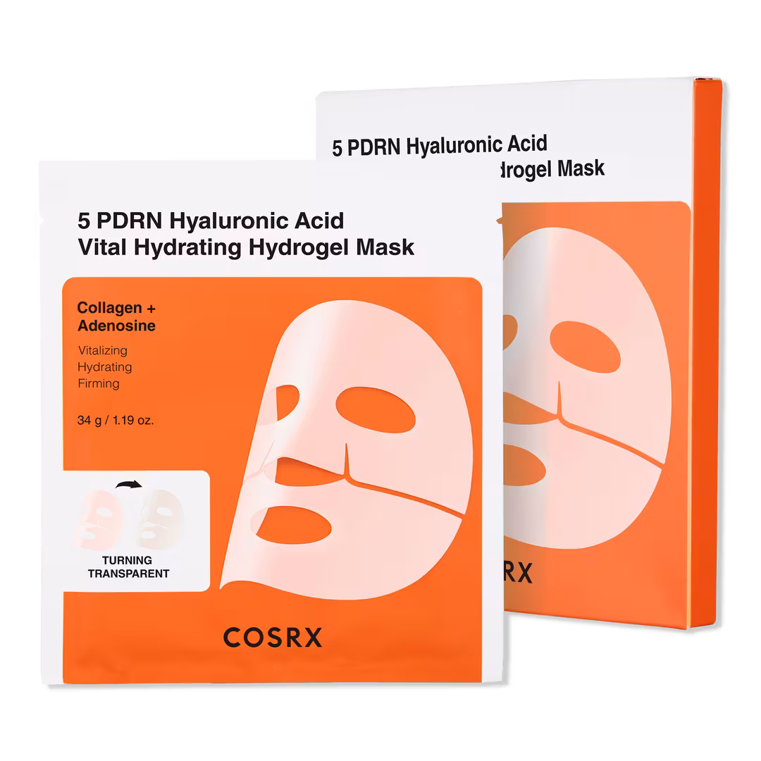 COSRX  5 PDRN Hyaluronic Acid Vital Hydrating Hydrogel Mask with Collagen & Adenosine