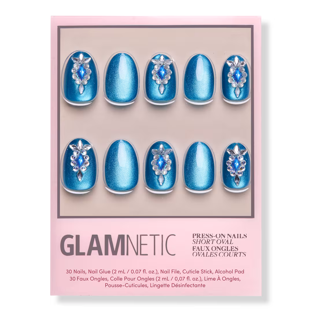 Glamnetic  Blue Topaz Press-On Nails