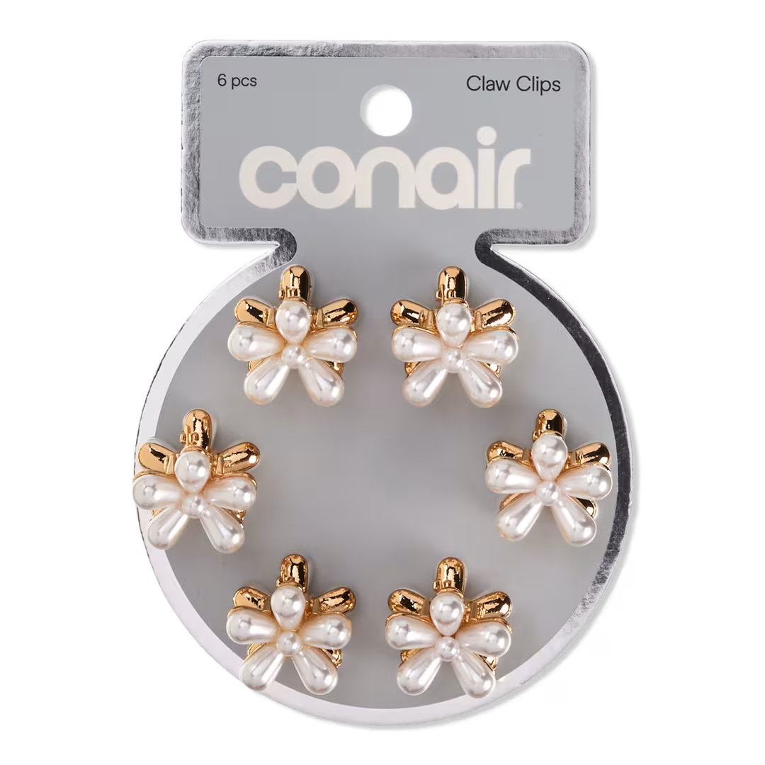 Conair Accessories  Mini Flower Claw Clips