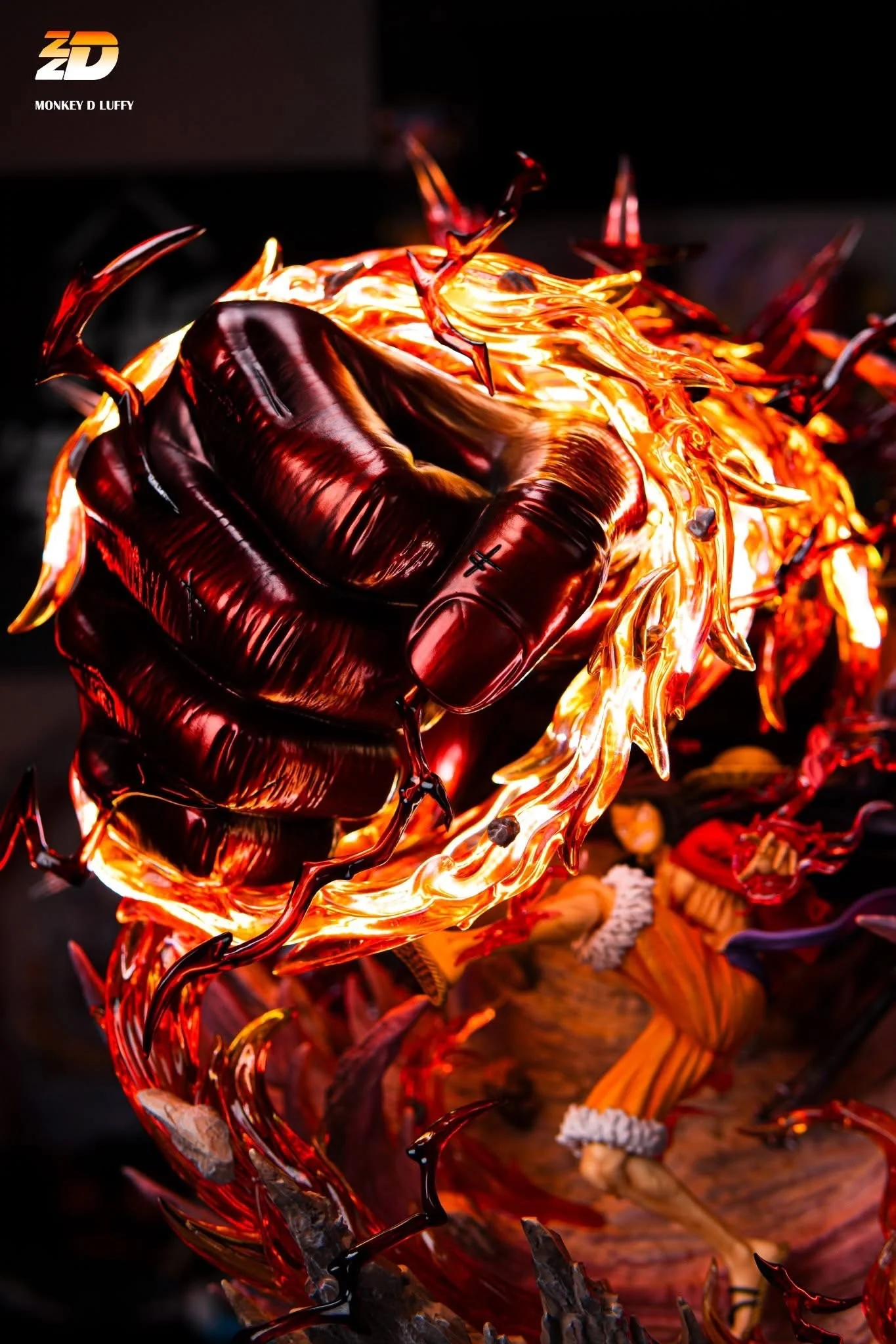 One Piece - ZZDD studio Red Roc Luffy with light effect