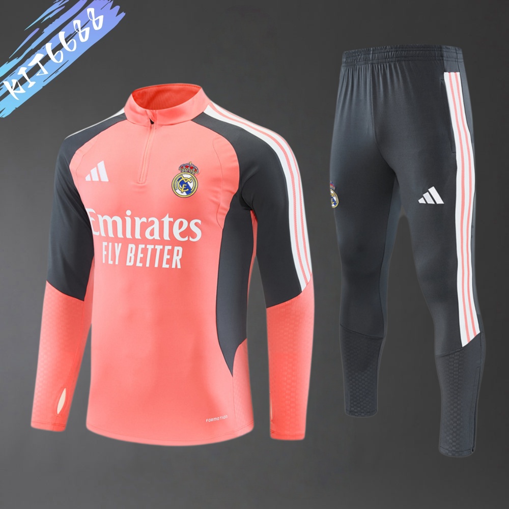 2026/2027 Real Madrid Half Zip Training Kit (Adult Kids Kit)