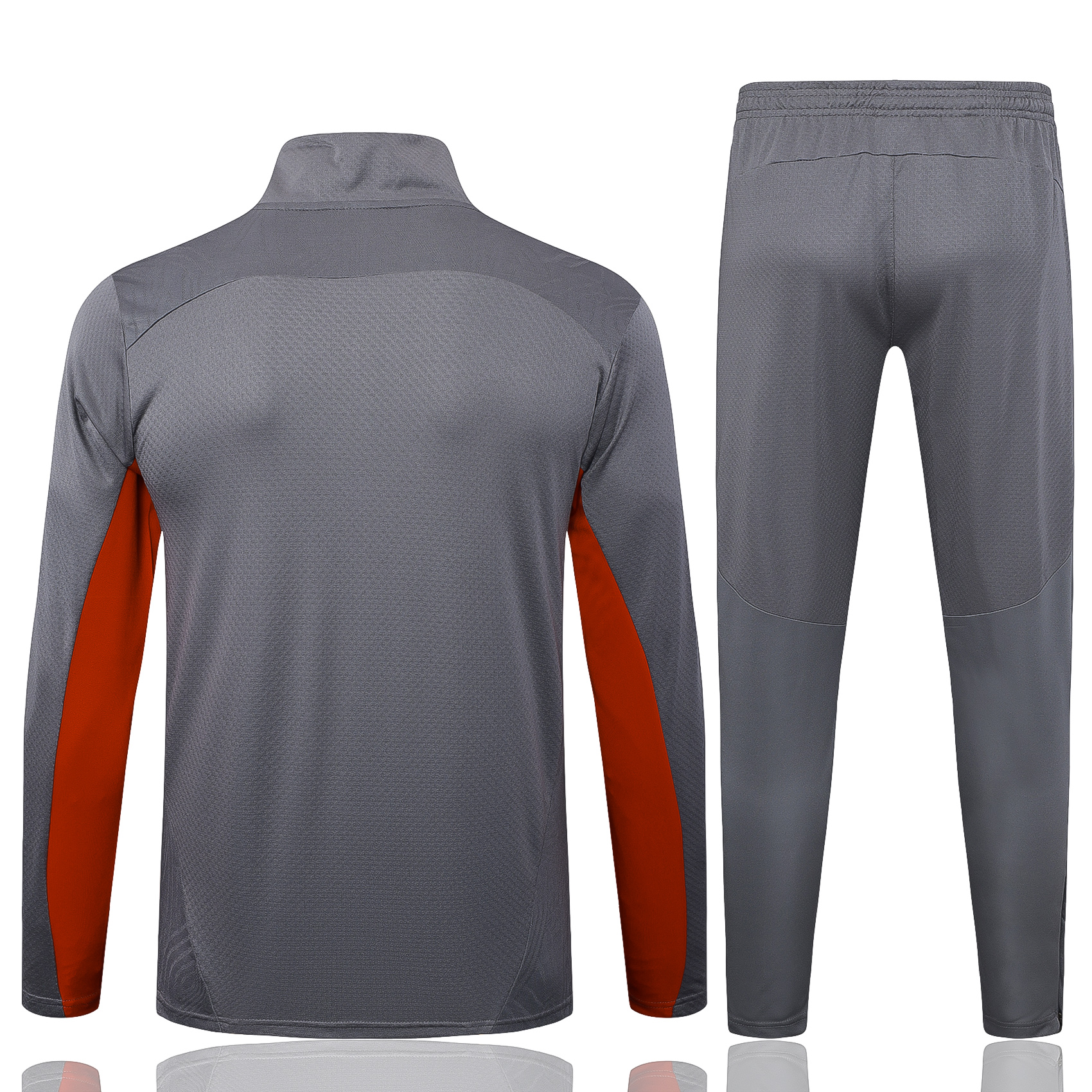 2024/2025 AC Milan Grey Adult Full Zip Training Suit (Adult Kit)
