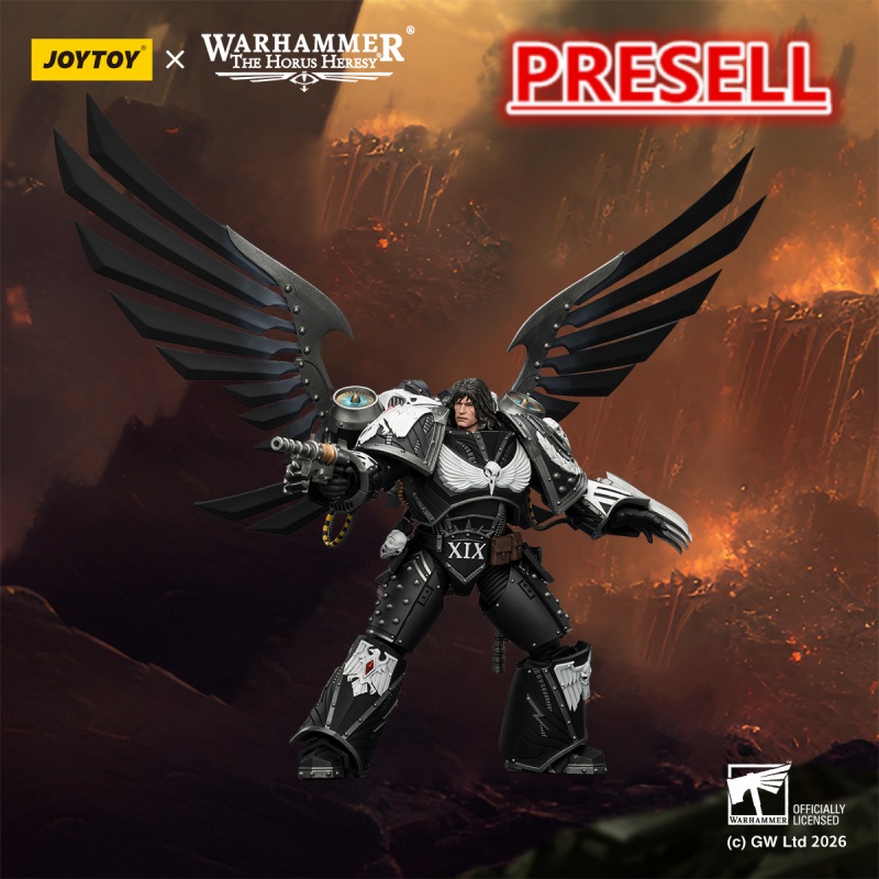 JOYTOY JT04179 Warhammer The Horus Heresy 1:18 Raven Guard Corvus Corax Primarch of the XIX Legion - JOYTOY WORLD