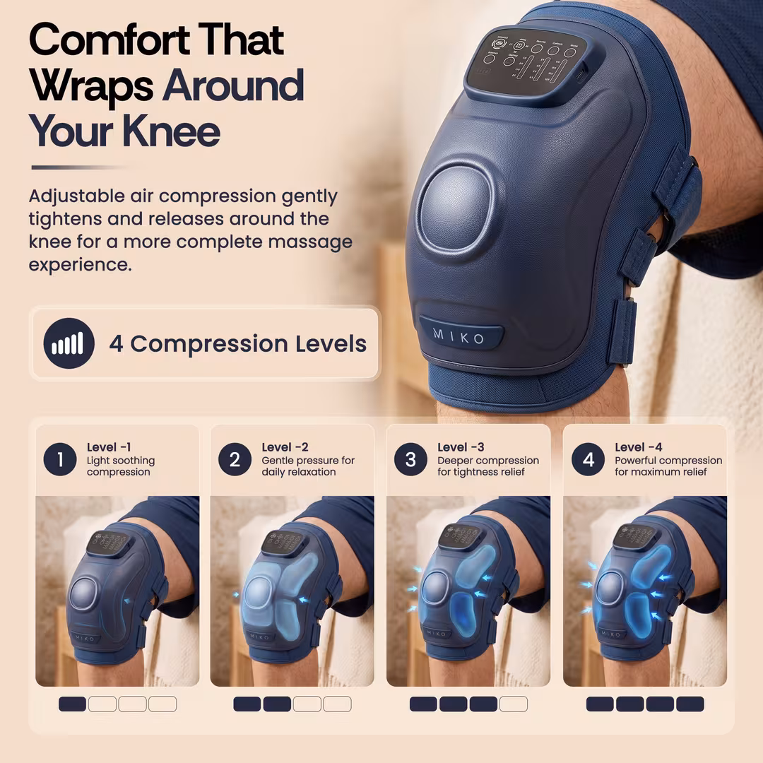 Miko  Rebound Red Light Air Compression Knee Massager