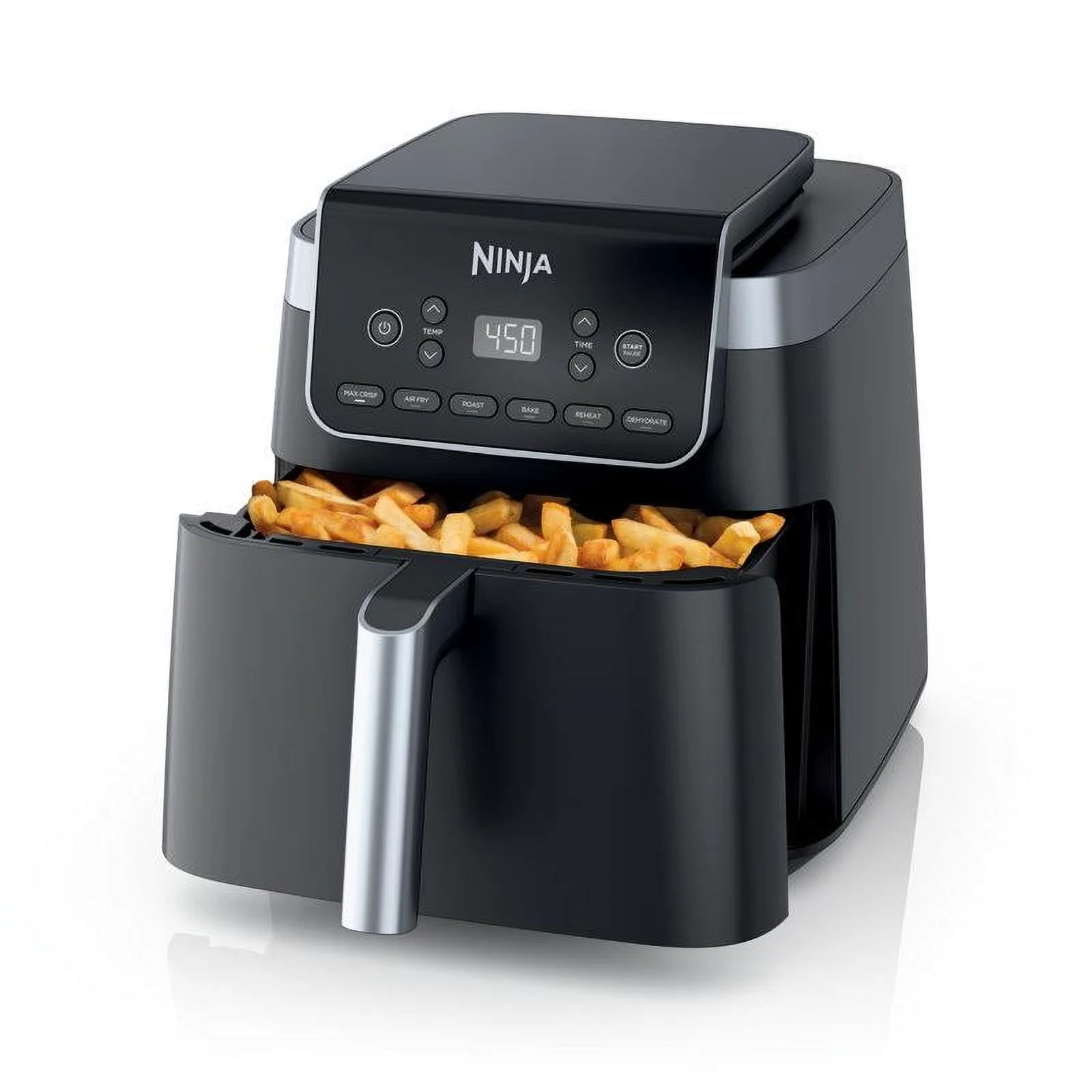 Ninja Air Fryer Pro XL 6-in-1 with 6.5 QT Capacity, Max Crisp, Air Fry, Air Roast, Bake, Reheat, Dehydrate, Max Crisp Technology with 450F, Nonstick Basket u0026 Crisper Plate
