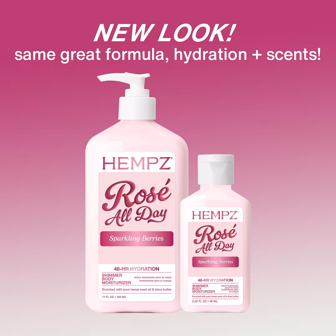 Hempz  Rosé All Day Shimmer Body Moisturizer