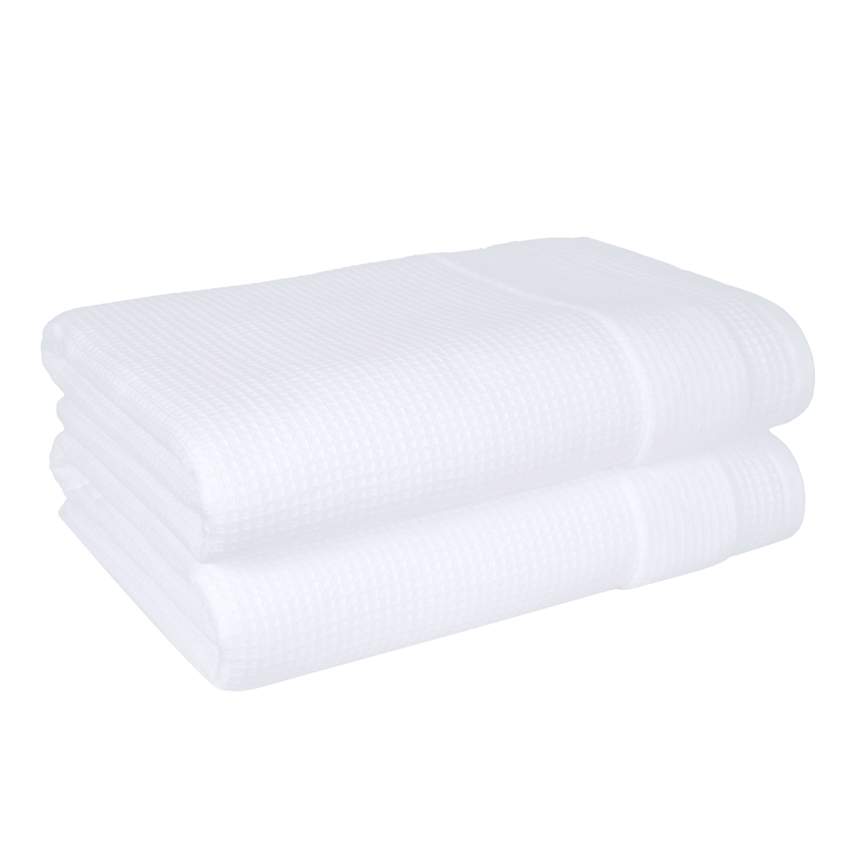 Waffle Bath Towel, 2-piece Set
