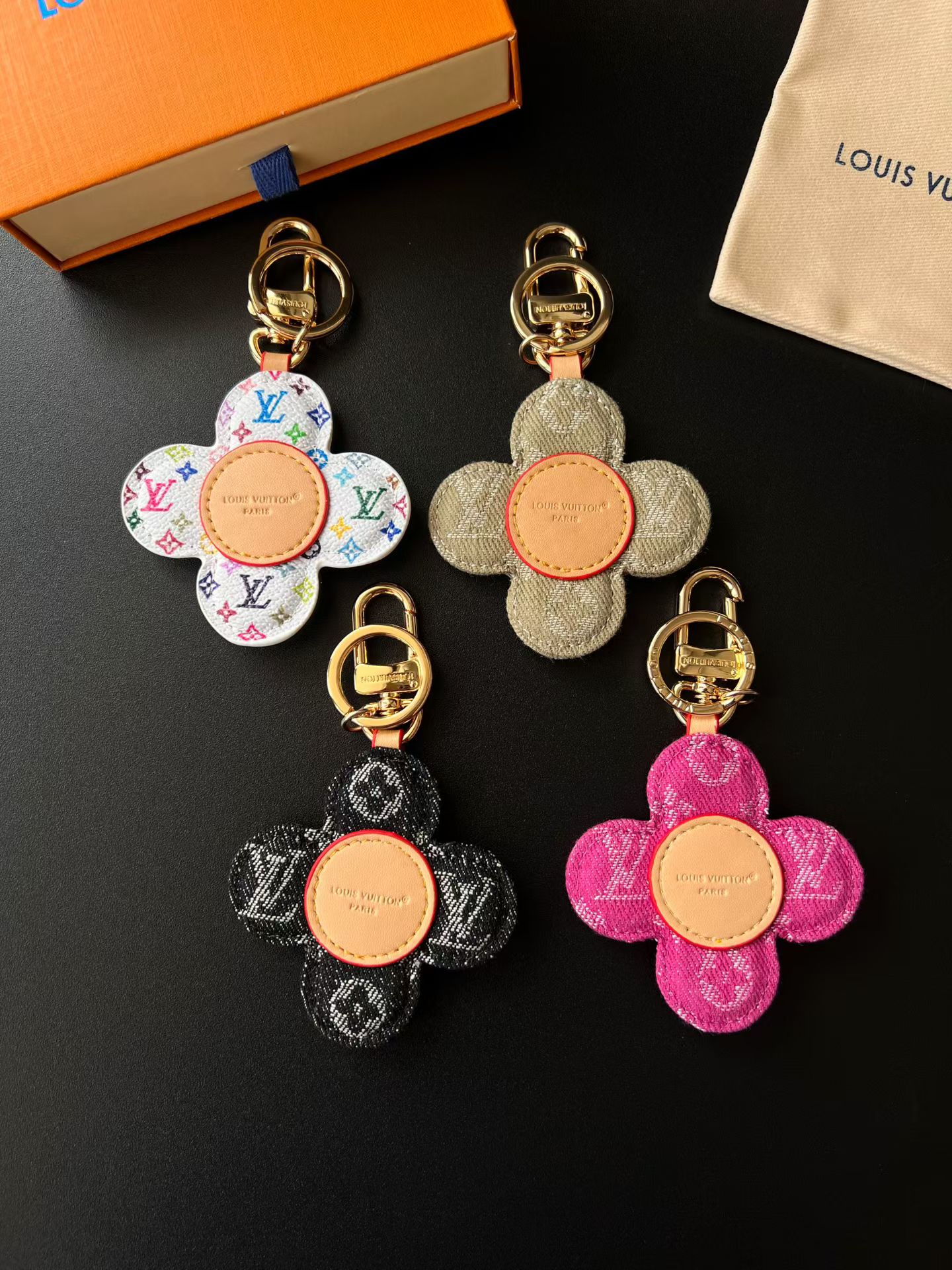 LV Vivienne Flower Bag Charm & Keychain