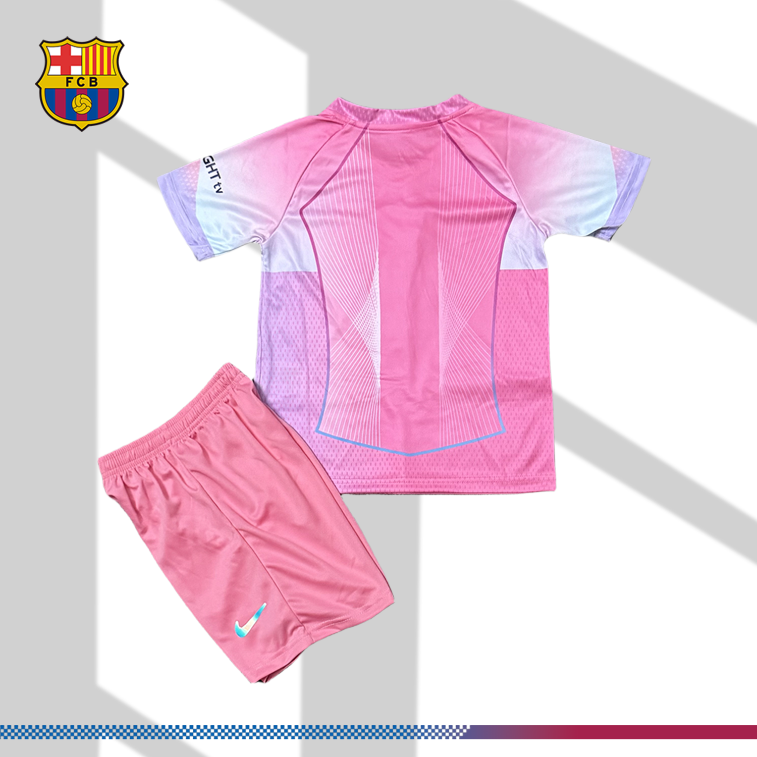 2025/2026 Barcelona Fan Special Edition Football Shirt (Kids Kit socks)
